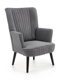 Halmar Fotele*DELGADO fotel wypoczynkowy popielaty1 sztuka