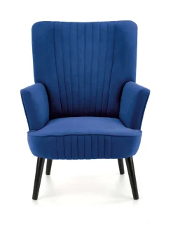 Halmar Fotele*DELGADO fotel wypoczynkowy granatowy1 sztuka