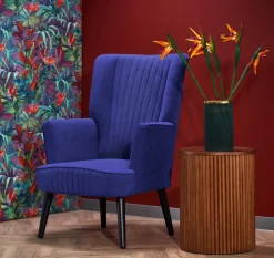 Halmar Fotele*DELGADO fotel wypoczynkowy granatowy1 sztuka