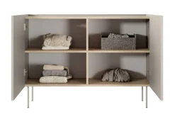 Bogart Komody*DESIN KOMODA 120 2D - cashmere / dąb nagano