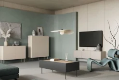 Bogart Komody*DESIN KOMODA 120 2D - cashmere / dąb nagano