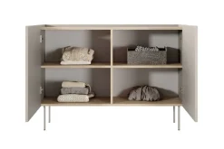 Bogart Komody*DESIN KOMODA 120 2D - cashmere / dąb nagano