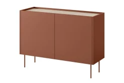 Bogart Komody*DESIN KOMODA 120 2D - ceramic red / dąb nagano