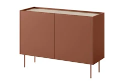 Bogart Komody*DESIN KOMODA 120 2D - ceramic red / dąb nagano