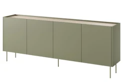 Bogart Komody*DESIN KOMODA 220 4D - oliwka / dąb nagano