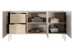 Bogart Komody*DESIN KOMODA 170 3D2SZ - cashmere / dąb nagano