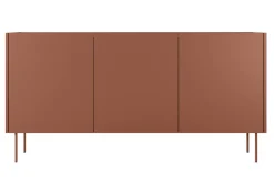 Bogart Komody*DESIN KOMODA 170 3D2SZ - ceramic red / dąb nagano