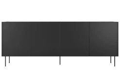 Bogart Komody*DESIN KOMODA 220 4D2SZ - czarny mat / dąb nagano