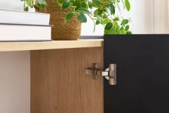 Bogart Komody*DESIN KOMODA 220 4D2SZ - czarny mat / dąb nagano