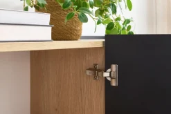 Bogart Komody*DESIN KOMODA 220 4D4SZ - czarny mat / dąb nagano