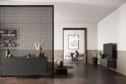 Bogart Komody*DESIN KOMODA 170 3D4SZ - czarny mat / dąb nagano