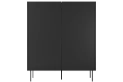 Bogart Komody*DESIN KREDENS 120 2D2SZ - czarny mat / dąb nagano