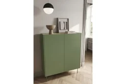 Bogart Komody*DESIN KREDENS 120 2D2SZ - oliwka / dąb nagano