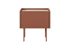 Bogart Szafki I Regały*DESIN SZAFKA NOCNA 45 1SZ - ceramic red / dąb nagano