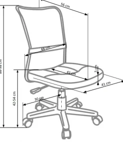 Halmar Fotele*DINGO fotel młodzieżowy popiel-czarny1 sztuka
