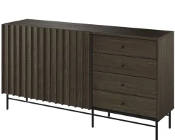 Lenart Komody Do Salonu|Komody*Duża komoda z lamelami Piemonte PE-07