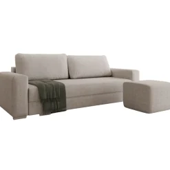 Hauss Kanapy I Sofy Do Salonu|Sofy Rozkładane*Duża sofa rozkładana z poduchami z pufą Hermes