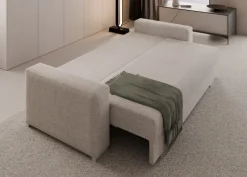 Hauss Kanapy I Sofy Do Salonu|Sofy Rozkładane*Duża sofa rozkładana z poduchami z pufą Hermes