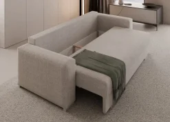 Hauss Kanapy I Sofy Do Salonu|Sofy Rozkładane*Duża sofa rozkładana z poduchami z pufą Hermes