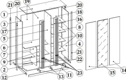 Mebelbos Szafy Do Przedpokoju|Szafy Do Sypialni*Duża szafa z lustrem sypialnina Helix