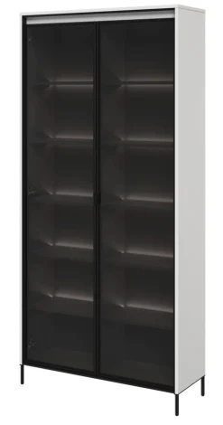 Lenart Szafki I Regały Do Biura|Witryny Do Jadalni*Duża szklana witryna   Trend TR-07 biała