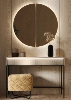 Lenart Lustra|Toaletki Do Sypialni*Duże lustro dzielone z oświetleniem do sypialni TREND SYPIALNIA TS-07