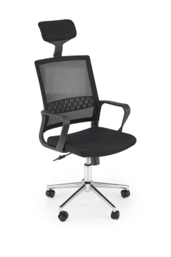 Halmar Fotele*DUKE fotel gabinetowy czarny (1p=1szt)1 sztuka