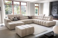 Puszman Narożniki Do Salonu|Narożniki*Duży narożnik modułowy z elektrycznym wysuwem siedziska Zurich LL-2E-C-1-OTTR