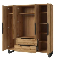 Zestawy Do Sypialni*Duży zestaw mebli do sypialni Helvetia Halle S dąb wotan