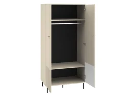 ML Meble Szafy*Dwudrzwiowa szafa 2D Sophie 01 kaszmir