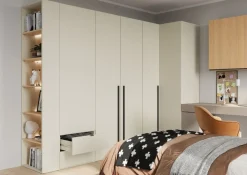 Dzieci Lenart Szafy Do Przedpokoju|Szafy Do Pokoju Młodzieżowego*Dwudrzwiowa szafa WO-02 młodzieżowa szampańska