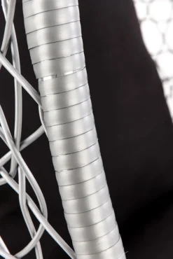 Halmar Meble Ogrodowe*EGGY fotel ogrodowy popielaty / czarny (3p=1szt)1 sztuka