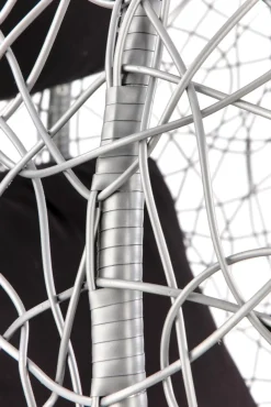 Halmar Meble Ogrodowe*EGGY fotel ogrodowy popielaty / czarny (3p=1szt)1 sztuka