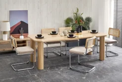 Halmar Stoły*ELEFANTE PROSTOKĄT stół rozkładany 160-240/100 dąb naturalny (2p=1szt)1 sztuka