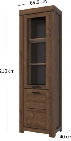 Mebelbos Witryny Do Salonu|Witryny Do Jadalni*Elegancka witryna do salonu Brass 1d1w