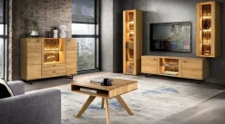 Dekort Ławy I Stoliki Do Salonu|Stoliki Kawowe I Ławy*Elegancki drewniany stolik kawowy Tramonto TYP 64