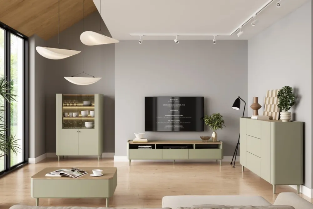 Bogart Ławy I Stoliki Do Pokoju Młodzieżowego|Ławy I Stoliki Do Salonu*ELIVO ŁAWA 100 2SZ - eukaliptus / dąb baltic dune / nogi eukaliptus