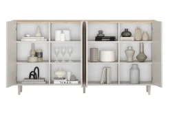 Bogart Komody Do Biura|Komody Do Przedpokoju*ELIVO KOMODA 200 4D - cashmere / dąb olejowany / nogi cashmere