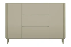 Bogart Komody Do Biura|Komody Do Przedpokoju*ELIVO KOMODA 150 2D3SZ - eukaliptus / dąb baltic dune / nogi eukaliptus