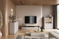 Bogart Szafki Rtv Do Salonu|Szafki Rtv*ELIVO RTV 200 1K2SZ - cashmere / dąb olejowany