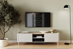 Bogart Szafki Rtv Do Salonu|Szafki Rtv*ELIVO RTV 170 1K1SZ - cashmere / dąb olejowany / nogi cashmere