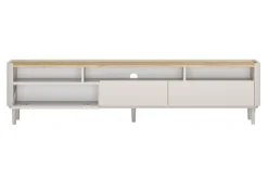 Bogart Szafki Rtv Do Salonu|Szafki Rtv*ELIVO RTV 200 1K2SZ - cashmere / dąb olejowany / nogi cashmere