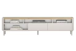 Bogart Szafki Rtv Do Salonu|Szafki Rtv*ELIVO RTV 200 1K2SZ - cashmere / dąb olejowany / nogi cashmere