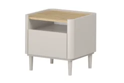 Bogart Szafki I Regały Do Biura|Szafki I Regały Do Pokoju Młodzieżowego*ELIVO SZAFKA NOCNA 50 1SZ - cashmere / dąb olejowany / nogi cashmere
