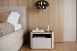 Bogart Szafki I Regały Do Biura|Szafki I Regały Do Pokoju Młodzieżowego*ELIVO SZAFKA NOCNA 50 1SZ - cashmere / dąb olejowany
