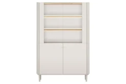 Bogart Witryny Do Jadalni|Witryny Do Salonu*ELIVO WITRYNA 100 2D - cashmere / dąb olejowany / nogi cashmere