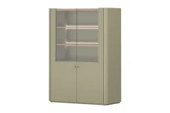 Bogart Witryny Do Jadalni|Witryny Do Salonu*ELIVO WITRYNA 100 2D - eukaliptus / dąb baltic dune