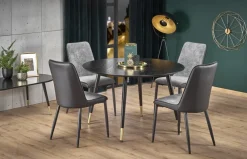 Halmar Stoły*EMBOS stół czarny / złoty (2p=1szt)1 sztuka