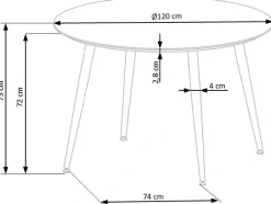 Halmar Stoły*EMBOS stół czarny / złoty (2p=1szt)1 sztuka