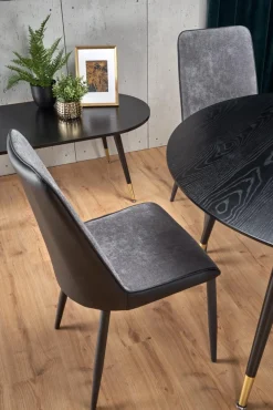 Halmar Stoły*EMBOS stół czarny / złoty (2p=1szt)1 sztuka